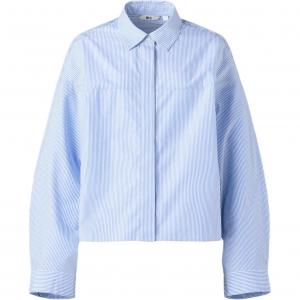 Рубашка Clare Waight Keller C Collection FW25 женская UNIQLO, синий