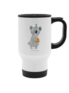 Mr. & Mrs. Panda Термокружка с изображением коалы, подарок, без надписи, белого цвета