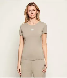 Футболка slim fit Ea7, бежевый