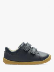 Детские ботинки Roamer Craft Leather с липучкой Clarks, Navy