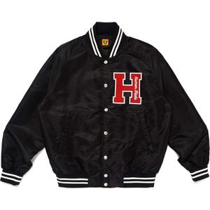 Бомбер Varsity H Logo HUMAN MADE, морской синий