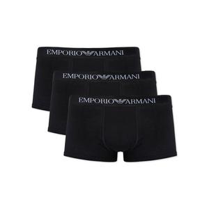 Боксеры Logo Waistband, 3 шт EMPORIO ARMANI, черный