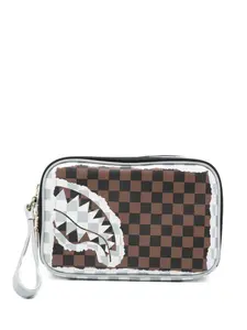 Косметичка в клетку Sprayground, белый