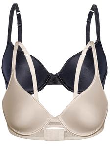 Бюстгальтер с косточками Sassa 2er Sparpack Spacer BH mit Bügel, цвет haut schwarz