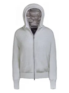 Куртка-стеганая из трикотажа в рубчик Moorer, серый