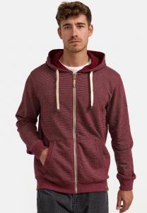 Толстовка на молнии INDICODE JEANS, красный