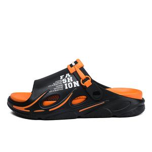 NANJIREN Пляжные сандалии мужские черно-оранжевые, цвет Black Orange