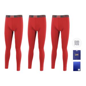Комплект из 3 мужских термоштанов Sunset 10 Lee, lucky красный+lucky красный+lucky красный (winter wash-free 3 pack)