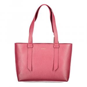 Фиолетовая кожаная женская сумка Coccinelle, фиолетовый