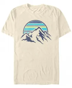 Мужская футболка с карманом Mount Range короткого рукава Fifth Sun, коричневый/бежевый