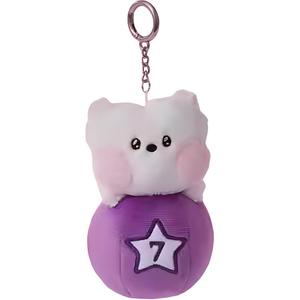 BT21 Minini Lucky Capsule Toy Collection, куклы-брелоки плюшевый кулон 17,5 см/18 см/17 см/18,5 см/19 см/высота LINE FRIENDS