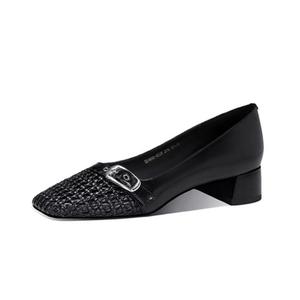 JESSICA SOPHIA Женские туфли на каблуке 3,5 см черные, цвет Black