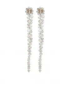 Серьги с кристаллами Simone Rocha, серый