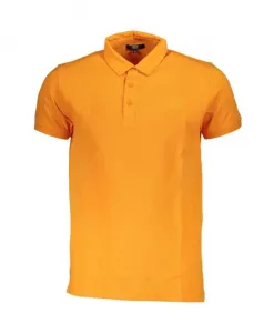 Яркая оранжевая рубашка поло Cavalli Class, оранжевый