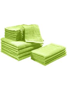 Redbest  Набор махровой одежды из легкой махровой ткани, 20 предметов, цвет Oceanside, яблочно-зеленый