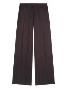 Брюки в тонкую полоску DRIES VAN NOTEN, красный