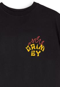 Футболка с принтом THE LUCKY DRAGON Grimey, черный