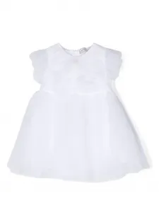 Платье с принтом Monnalisa, белый