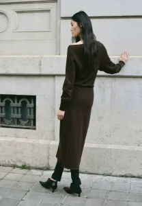 Платье-Свитер Mango, Brown