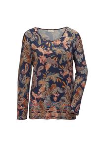 Футболка с принтом ярких цветов Goldner, мультиколор