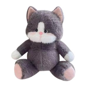 Искусственная норковая бархатная плюшевая кукла кошки высота 45см Bobby Bear