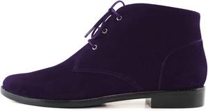 Женские модные ботильоны YDN с низким каблуком, заостренным носком и шнуровкой, чукка, на осень-зиму, повседневные и классические, размеры 4-15 US, Dark Purple