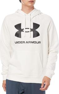 Толстовка Under Armour Men's Rival Fleece Big Logo, Onyx White (112)/Black