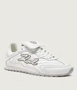 Кожаные кроссовки VENUS Volley Karl Lagerfeld, белый