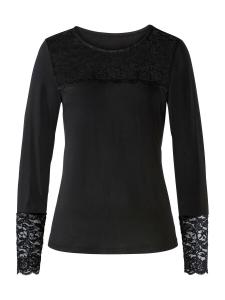 Лонгслив Heine SPITZEN, черный