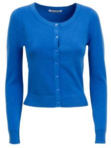 Вязаный кардиган Influencer, синий