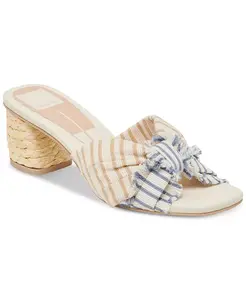 Женские плетеные сандалии Izra Knot на квадратном каблуке Dolce Vita, синий