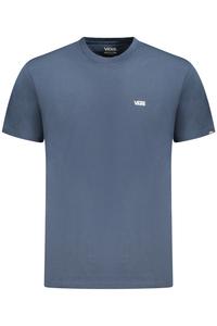 Футболка мужская Vans хлопковая однотонная с логотипом, синий