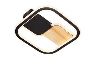 Novel Оригинальный светодиодный потолочный светильник, натуральный/черный