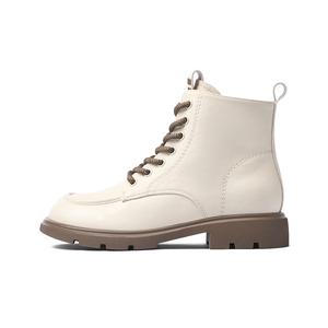 JOSINY Женские короткие ботинки Мартин 3,5 см экрю без подкладки, цвет Ecru (Unlined)