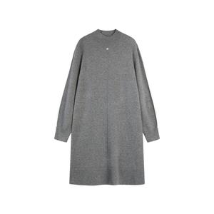 Женское платье с длинными рукавами ELLE, medium серый