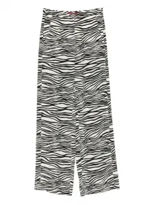 Брюки с зебровым принтом 'S Max Mara, белый