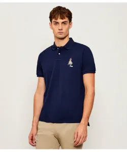 Футболка поло Slim fit Polo Ralph Lauren, синий