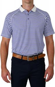 Columbia Golf мужская поло Omni-Wick Stretch League (Medium, Azul)