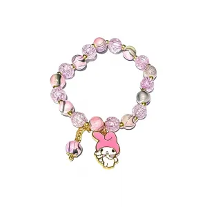 Браслет-шнурок My Melody и Kuromi по отдельности Sanrio, My Melody Rainbow Beads