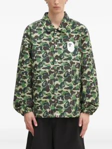 Куртка ABC с камуфляжным узором A BATHING APE, зеленый
