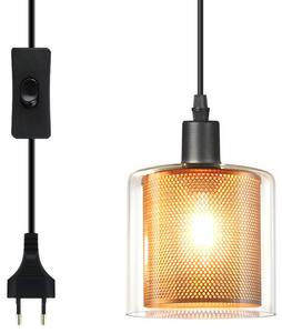 Подвесной светильник Nettlife Fearon II, черный - металл - 12 x 205 x 13 см