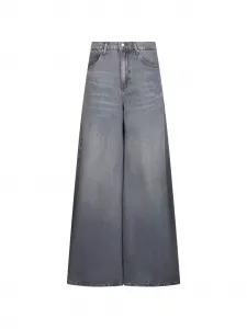 Джинсы-клеш с завышенной талией Liu Jo, серый