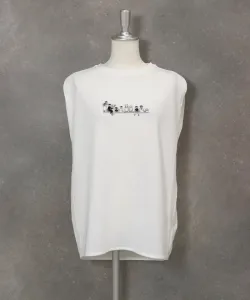 Топы без рукавов свободного кроя Studio Picone, цвет White(090)