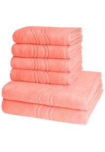 Полотенце для ванной Ross 4 X 2 X Duschtuch im Set Cashmere feeling, цвет Peach Pink