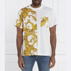 Футболка стандартного кроя Versace, белый