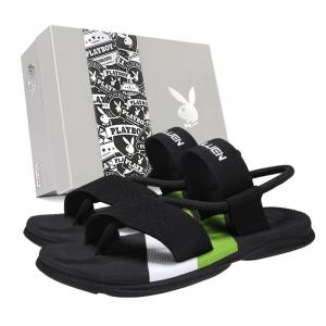 Сандалии с одним ремешком мужские Playboy, Black