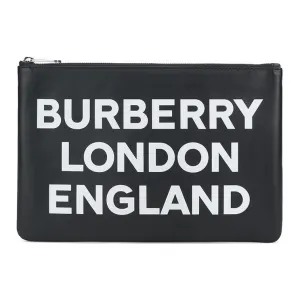 Burberry Кожаный клатч Men's Black