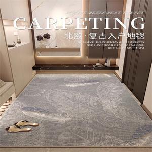 Y U-LIVE Ковер 100х120 см для прихожей и гостиной, не скользящий, с мягкой текстурой, нарезной, дышащий, Flocked - New Prosperous