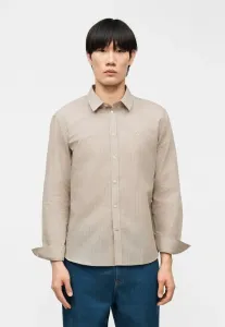 Рубашка в стиле кэжуал с рукописным текстом Maison Kitsuné, Twine Grey