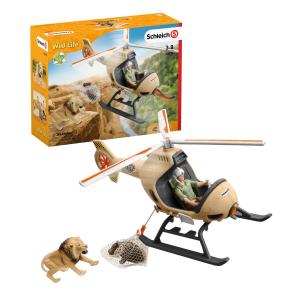 Schleich, статуэтка, Вертолет для спасения животных 20 футов, 42476